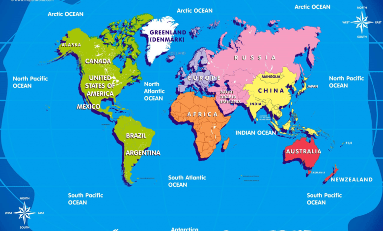 Printable:Dxz9bskhhyk= World Map