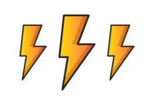 Clip Art:4yfy76jil4i= Lightning Bolt