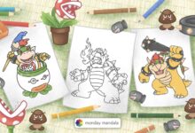 Bowser:Ibgatix0ymi= Mario Coloring Pages