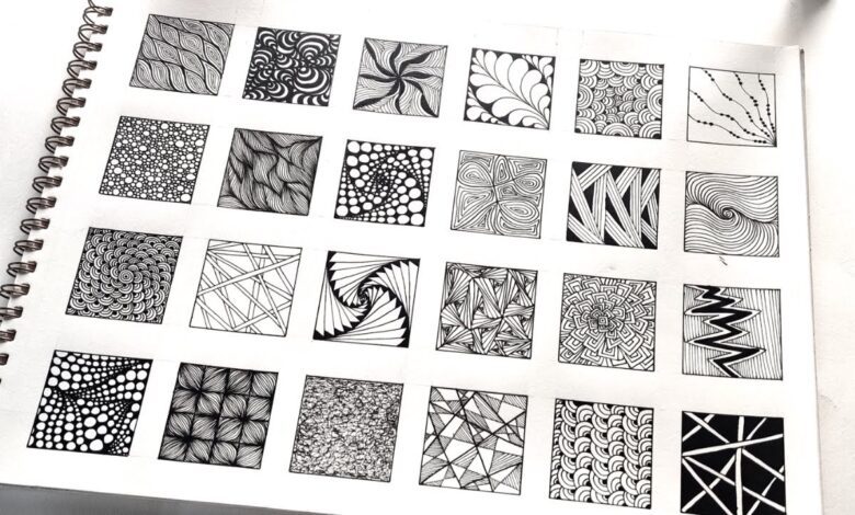 Art:5-Sxumnt7ic= Zentangle Patterns