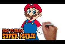 Easy:E1ijj28jv3i= Mario Drawing