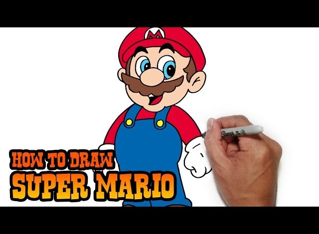 Easy:E1ijj28jv3i= Mario Drawing